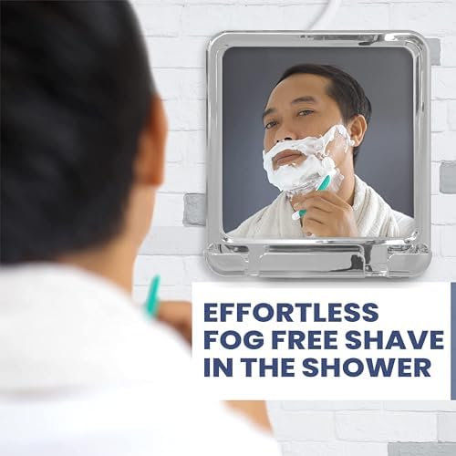 Fogless Shower Mirror for a Clear Shave