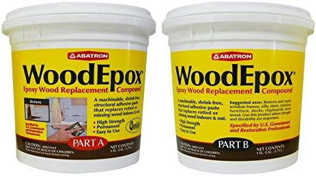 Abatron Wood Filler Putty 2-Part Structural Epoxy Adhesive for Wood Repair