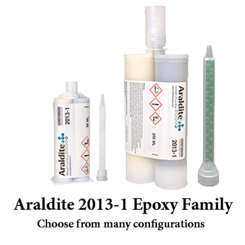 Araldite 2013-1 Chemical-Proof Epoxy Gel 50ml17oz Caulk Gun Adapter Kit