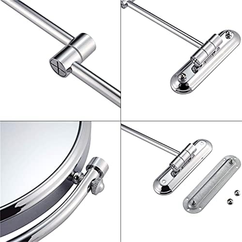 2PCS Travel Aluminum Mirror