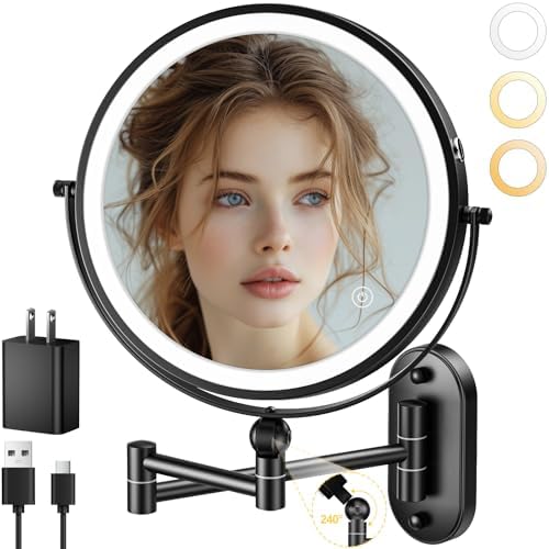 Double-Sided 9-inch Wall-Mounted 4000mAh Rechargeable