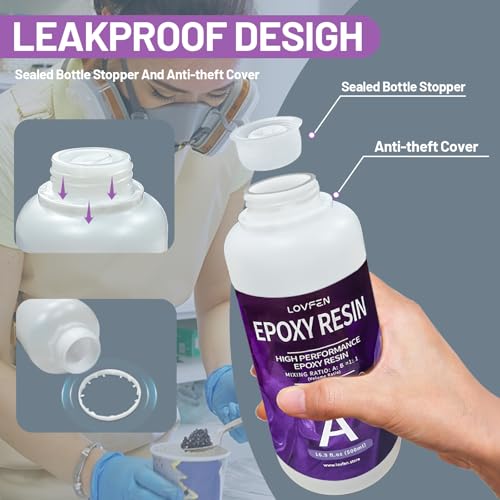 Epoxy Resin Kit for DIY Crafting Bubble-Free and UV-Resistant