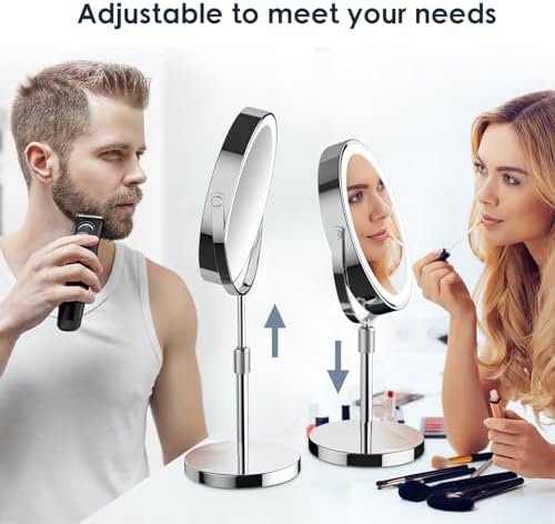 Adjustable Makeup Mirror wLights