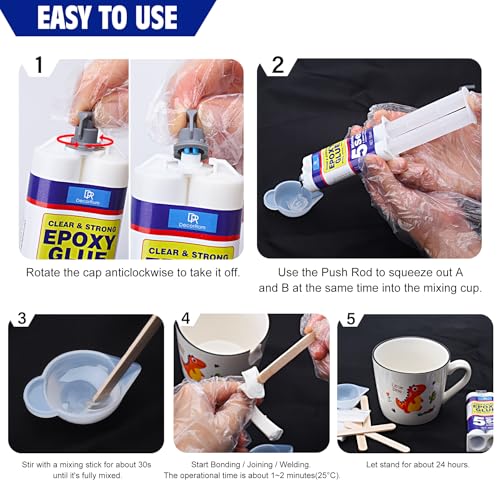 Get Strong Bonds Fast 11 Epoxy Glue for Plastic Wood