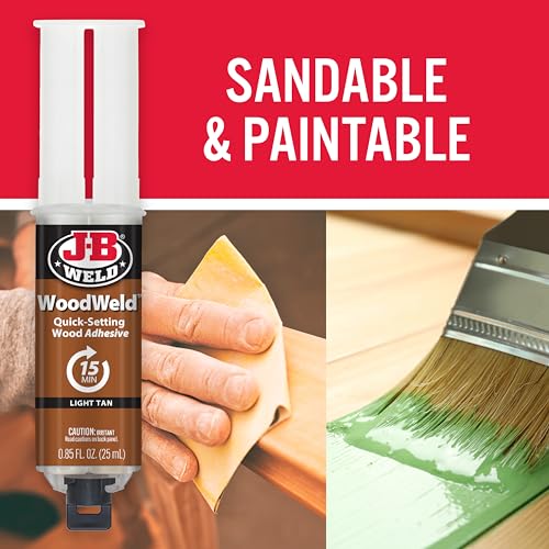 Fast-Setting Epoxy Syringe for Wood Repairs