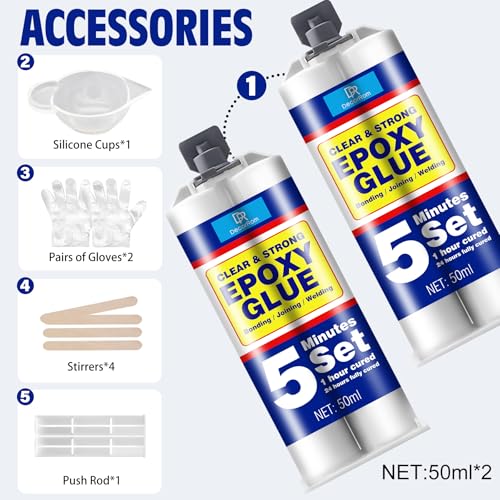 Get Strong Bonds Fast 11 Epoxy Glue for Plastic Wood