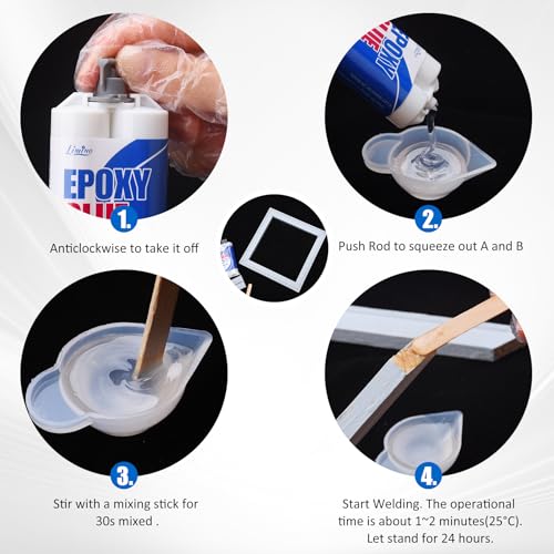 Professional Two-Part Epoxy Adhesive for Tile Repair