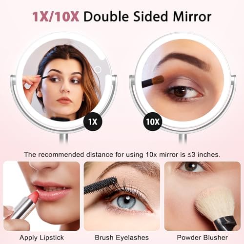 HD Magnifying Mirror with Light