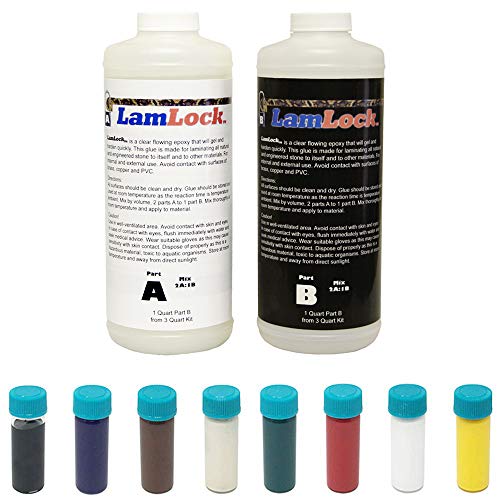 Flowing Epoxy Kit for Granite Marble - 8 Piece Bundle