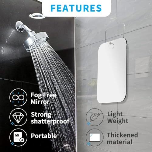 SAFEE MRROR No-Fog Travel Mirror