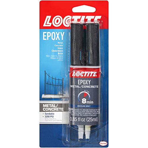 Loctite Safe and Professional Metal and Concrete Epoxy Syringe 25mL 1919325