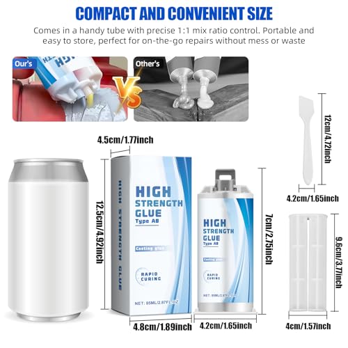 Sealed Securely Metal Glue Epoxy Putty for Metal Plastic Wood Ceramic Steel