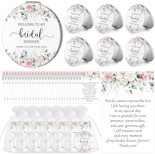 XunYee 24 Piece Bridal Shower Favor Set