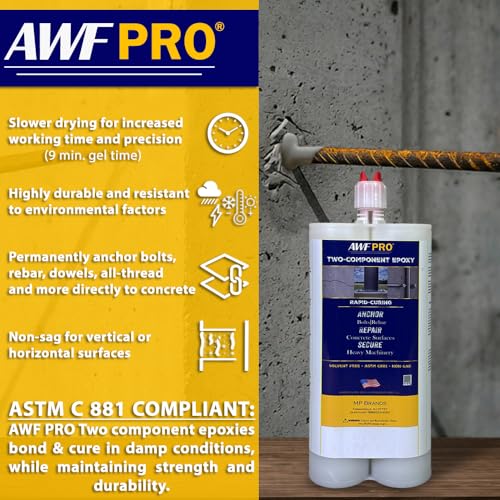 AWF PRO Two-Component Rapid-Cure Epoxy Adhesive Kit