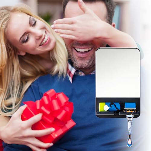 Fogless Essential shower mirror suction removable
