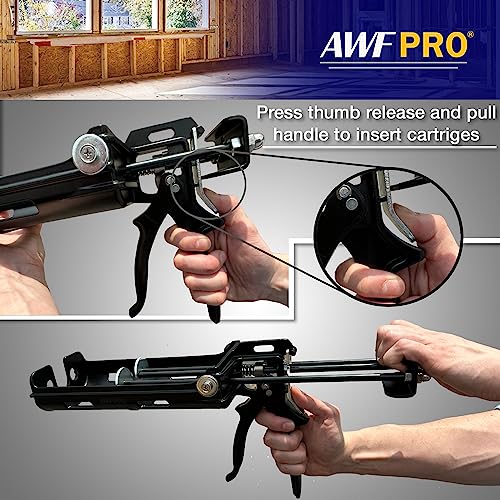 Professional Epoxy for Concrete Threaded Rods - 251 Dual cartridge Caulking Gun