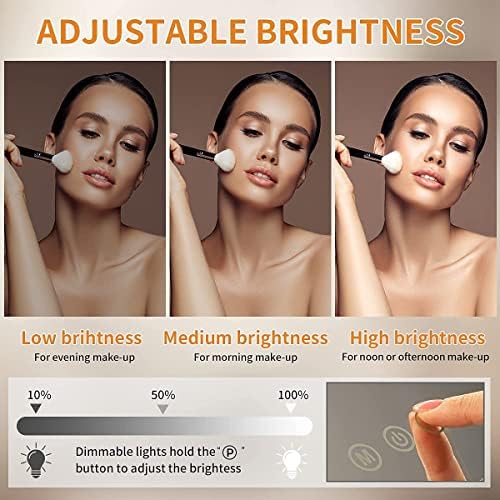 Hansong Elegance Makeup Vanity Mirror with Smart Lights