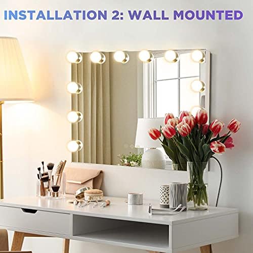 Vanity Mirror with Bright Flurable LED Lights - For Home Beauty Lovers