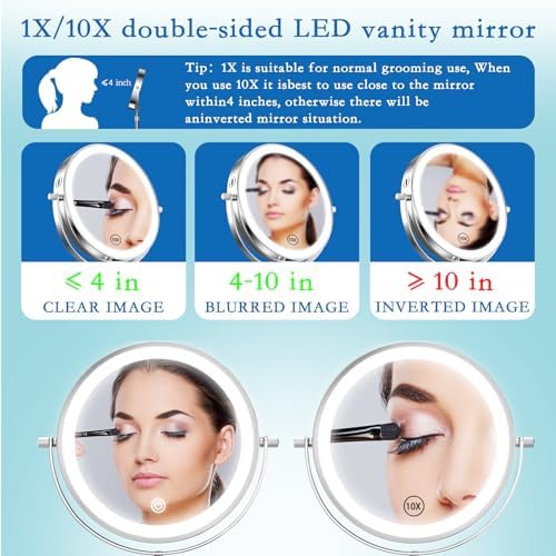 Niuphia Vanity Mirror with Lights 7