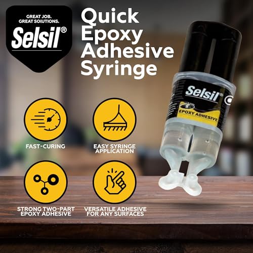 Selsil Quick Epoxy Adhesive Syringe