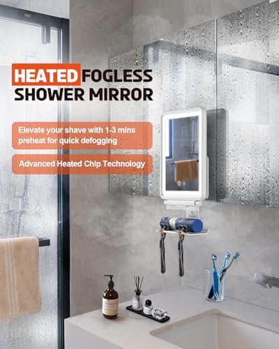 Order Your Premium Heating Dimmable Shower Mirror Today - Widitn