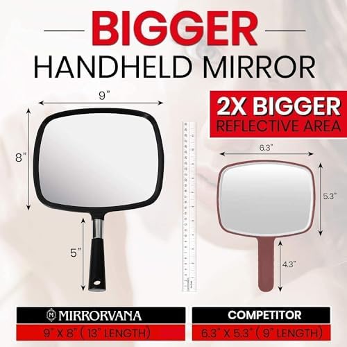 Professional Large Hand Mirror