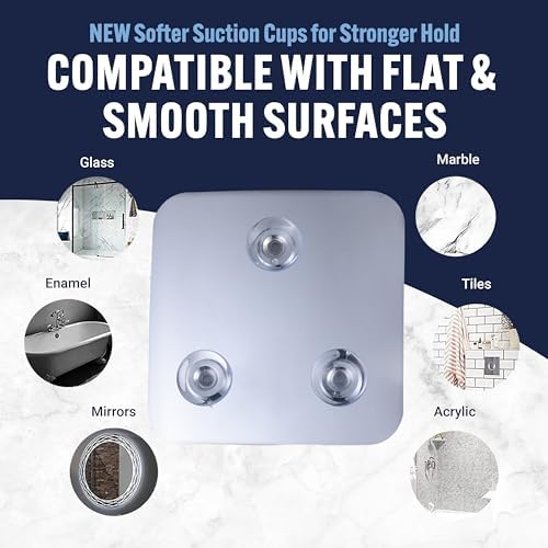MirrorVana Travel Shower Mirror compact anti-fog perfect for travel