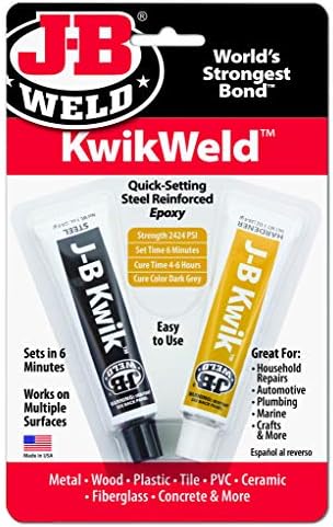 J-B Weld 8276 Quick Setting Epoxy 2 oz Pack of 2