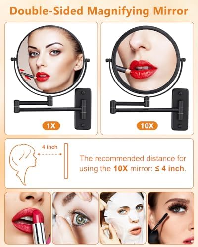 Decluttr Wall-Mounted Makeup Mirror