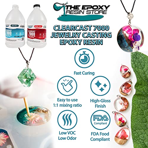 Clearcast 7000 Small Clear Epoxy Kit