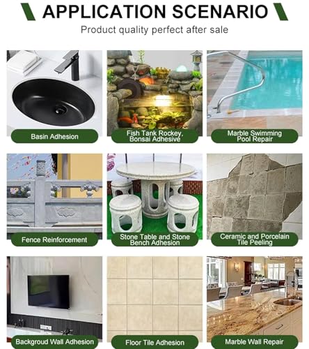 20L Granite Marble Stone Adhesive Glue PORplits Repair Kit