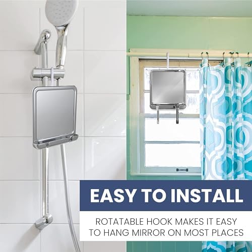Fogless Shower Mirror for a Clear Shave