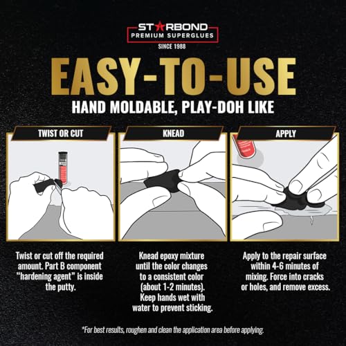 Starbond Epoxy Putty Stick Bundle High-Temperature Resistance Easy to Use