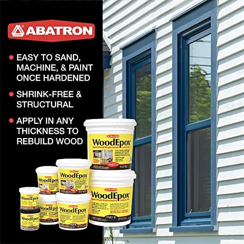 Abatron Wood Filler Putty 2-Part Structural Epoxy Adhesive for Wood Repair