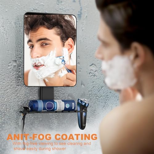 ShowerGlow Effortless Shaving with Fogless Mirror