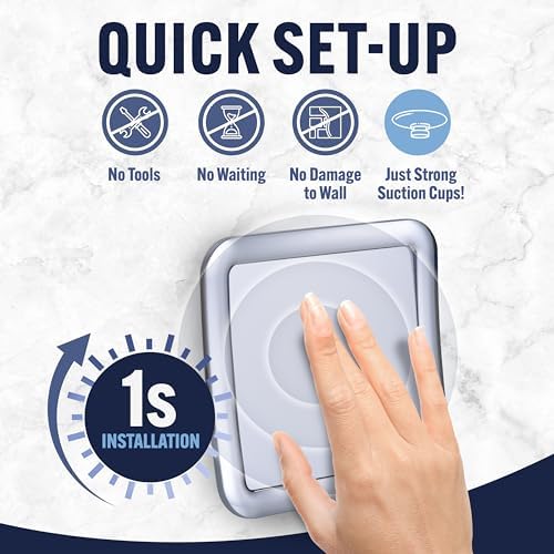 MirrorVana Travel Shower Mirror compact anti-fog perfect for travel