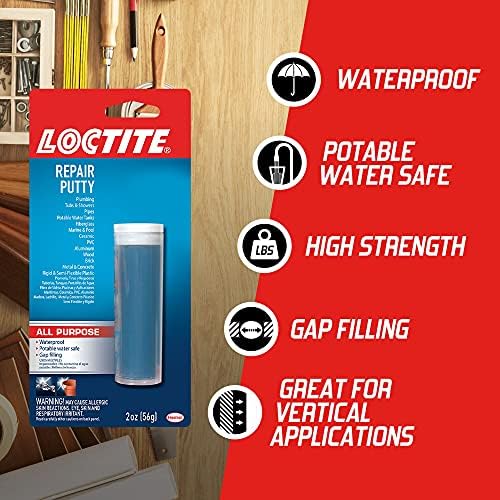 Loctite Epoxy Putty for Damp Floors In-Water Repairs