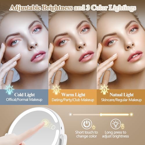 Makeover Beauty 1x20x Double-Sided Makeup Mirror