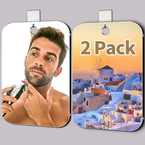 Unbreakable Plastic Hanging Showers 2-Pack for Shaving