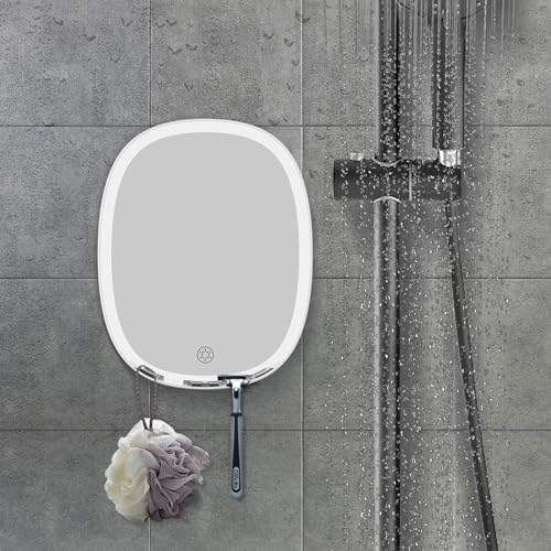 Fogless 360 Shower Mirror with Led Light