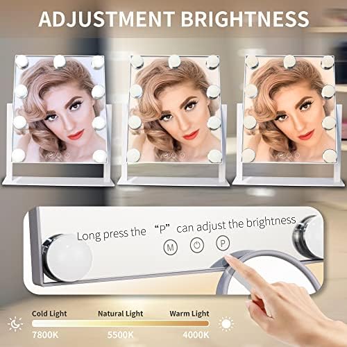 SLIMOON Hollywood Vanity Mirror with Lights
