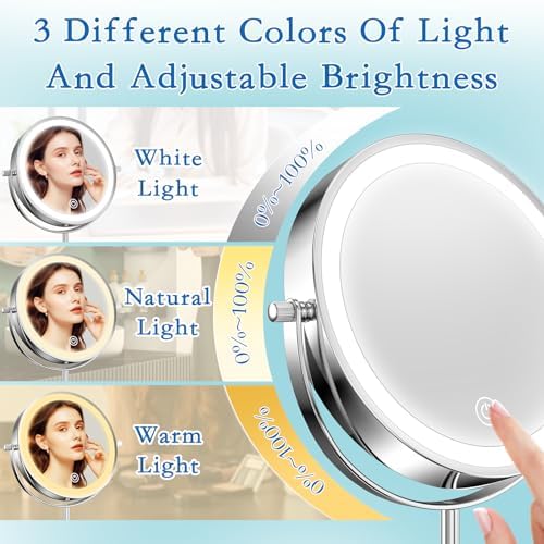 Niuphia Vanity Mirror with Lights 7