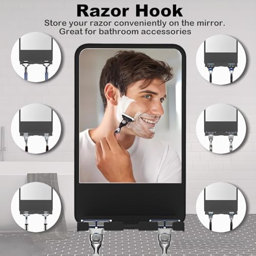 Mirror Shaver with Storage for Efficient Shaving