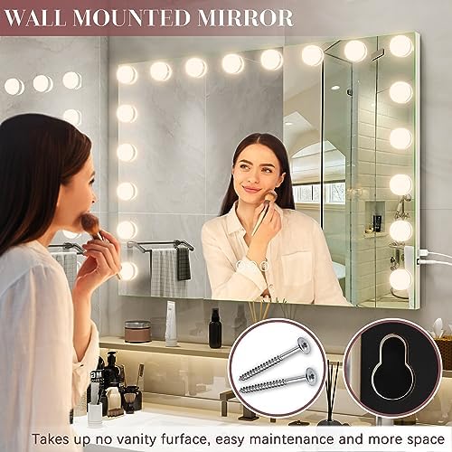 Elegantly Luminous 32x24 Vanity Mirror
