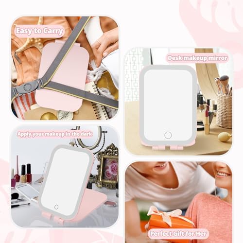 2000mAh Travel Makeup Mirror