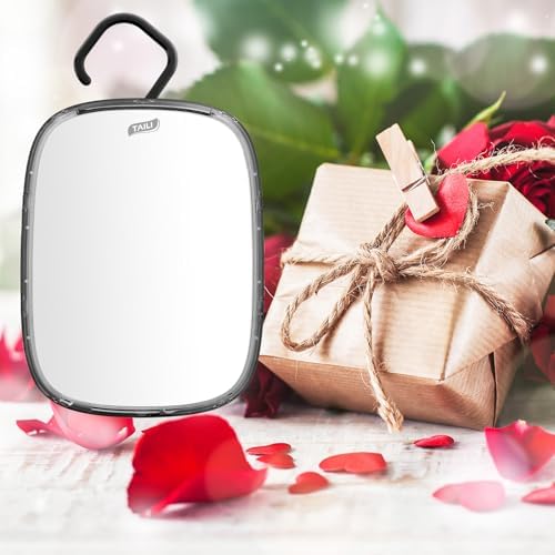 TAILI Fogless Shower Mirror for Shaving Shatterproof and Portable