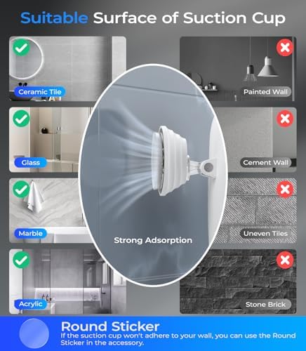 Heated Fogless Shower Mirror