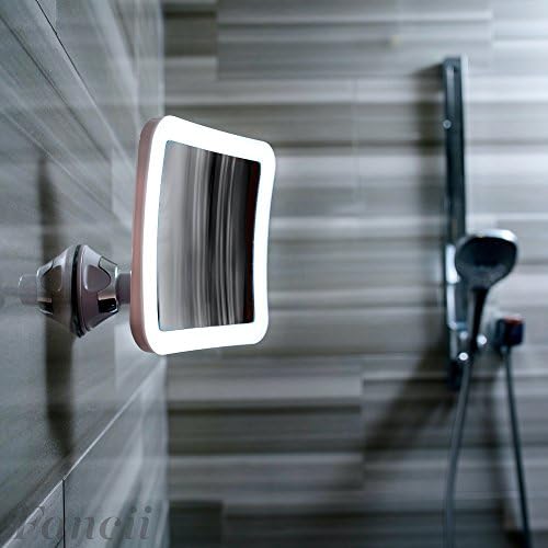 Fancyi 10X LED Magnifying Vanity Mirror with Suction Cup