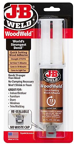 Fast-Setting Epoxy Syringe for Wood Repairs