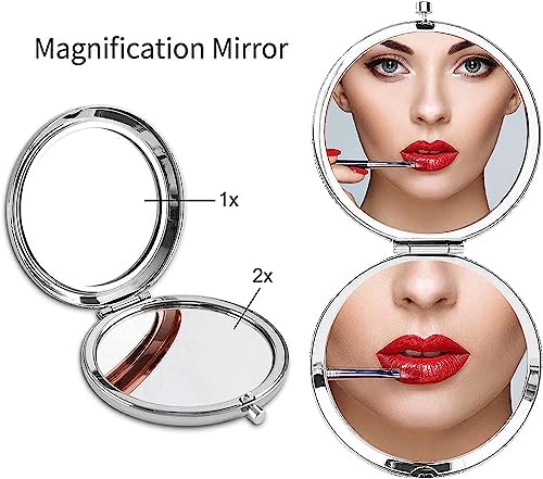 Soulpetals Elegant Compact Mirror Engraved for Daughters